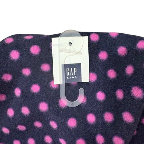 Gap Kids Purple Polka Dot Scarf with Hand Pockets - Picture 6 of 6